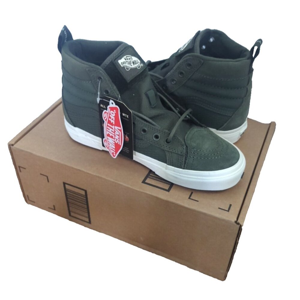 Vans Sk8-Hi MTE High-Top Skate Shoes (6.5 Men/ 8 Women)‎ Tact/Grape Leaf - New